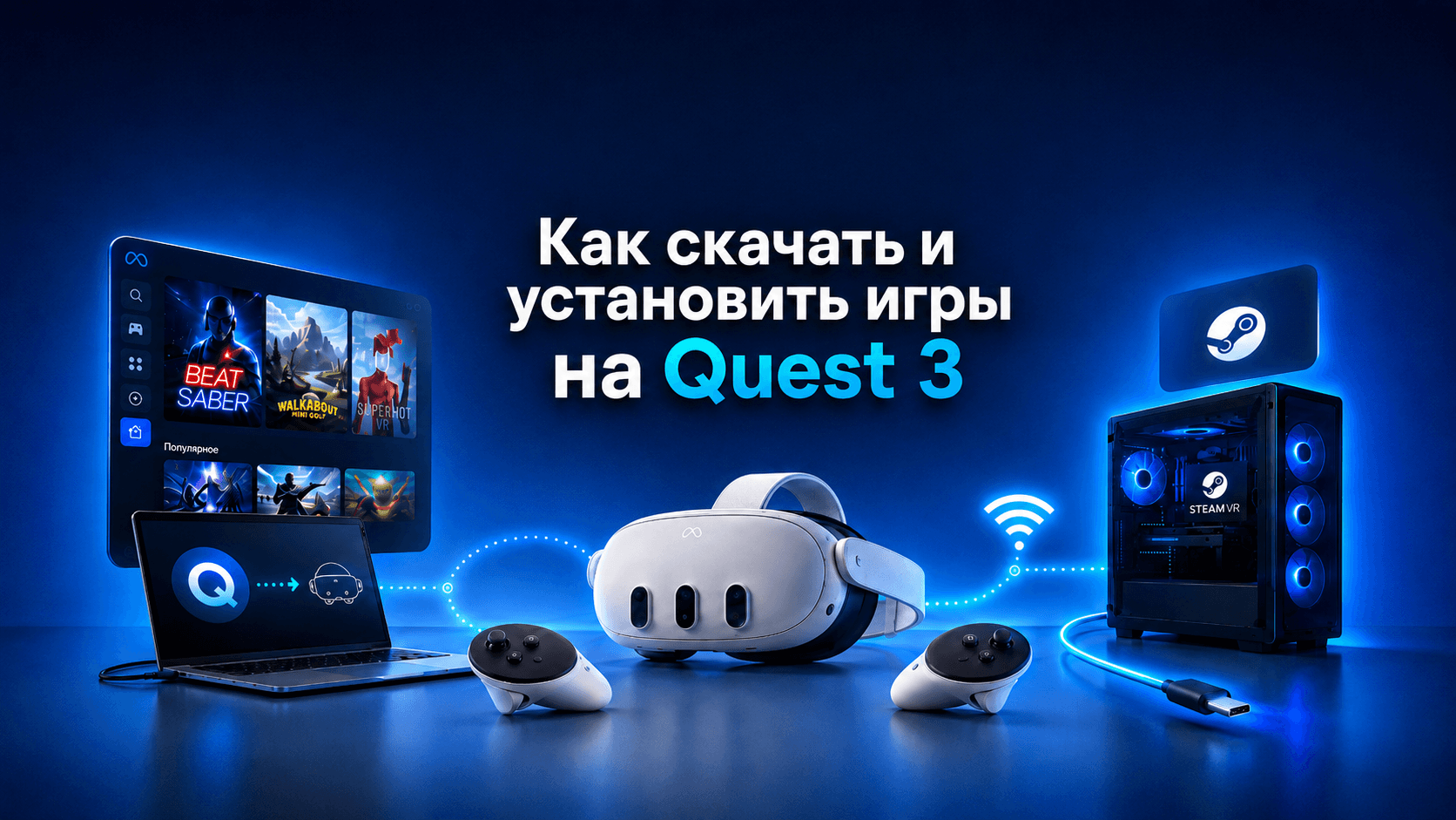 Как скачивать и устанавливать игры на Oculus Quest в России