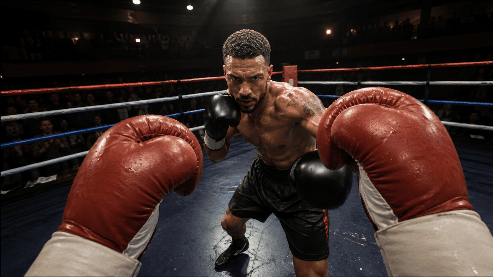 Вид на соперника на ринге The Thrill of the Fight 2