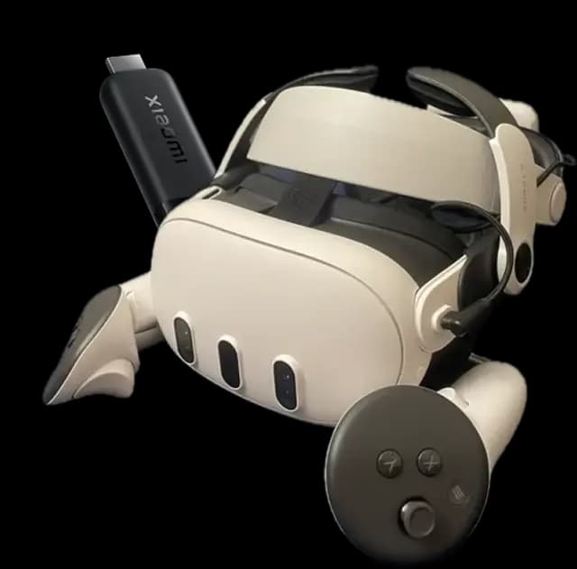 Изображение Oculus Quest 3 с TV приставкой