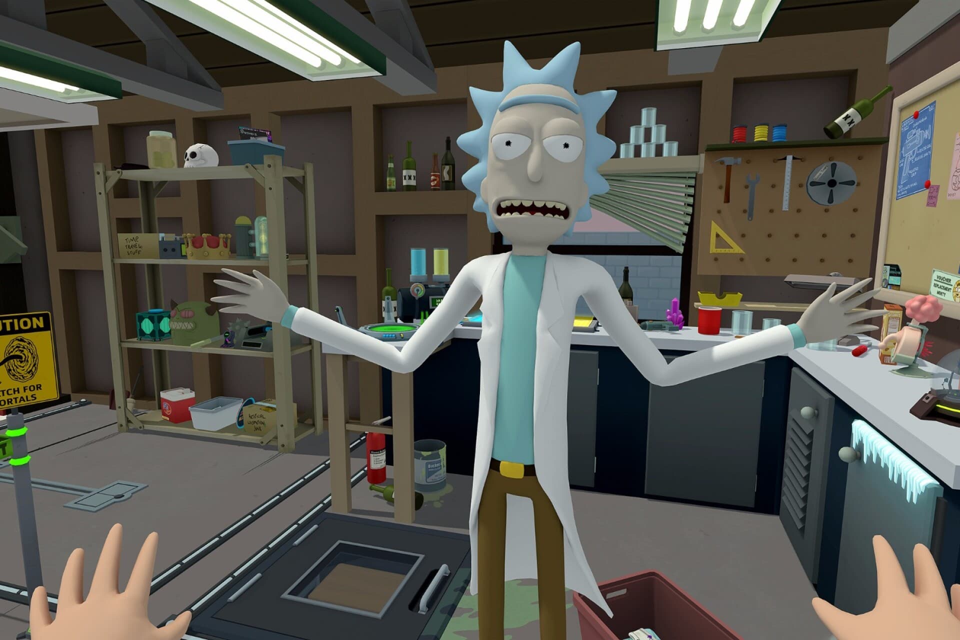 Обложка игры Rick and Morty VR