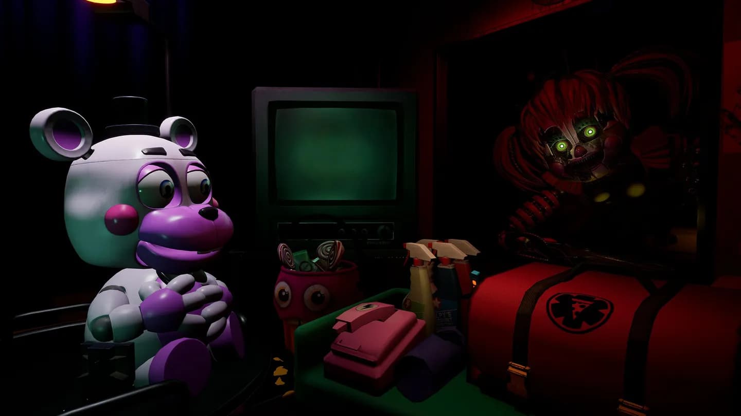 Игровой процесс VR-игры Five Nights at Freddy's: Help Wanted 2 при прокате шлемов виртуальной реальности в ProstoVR.