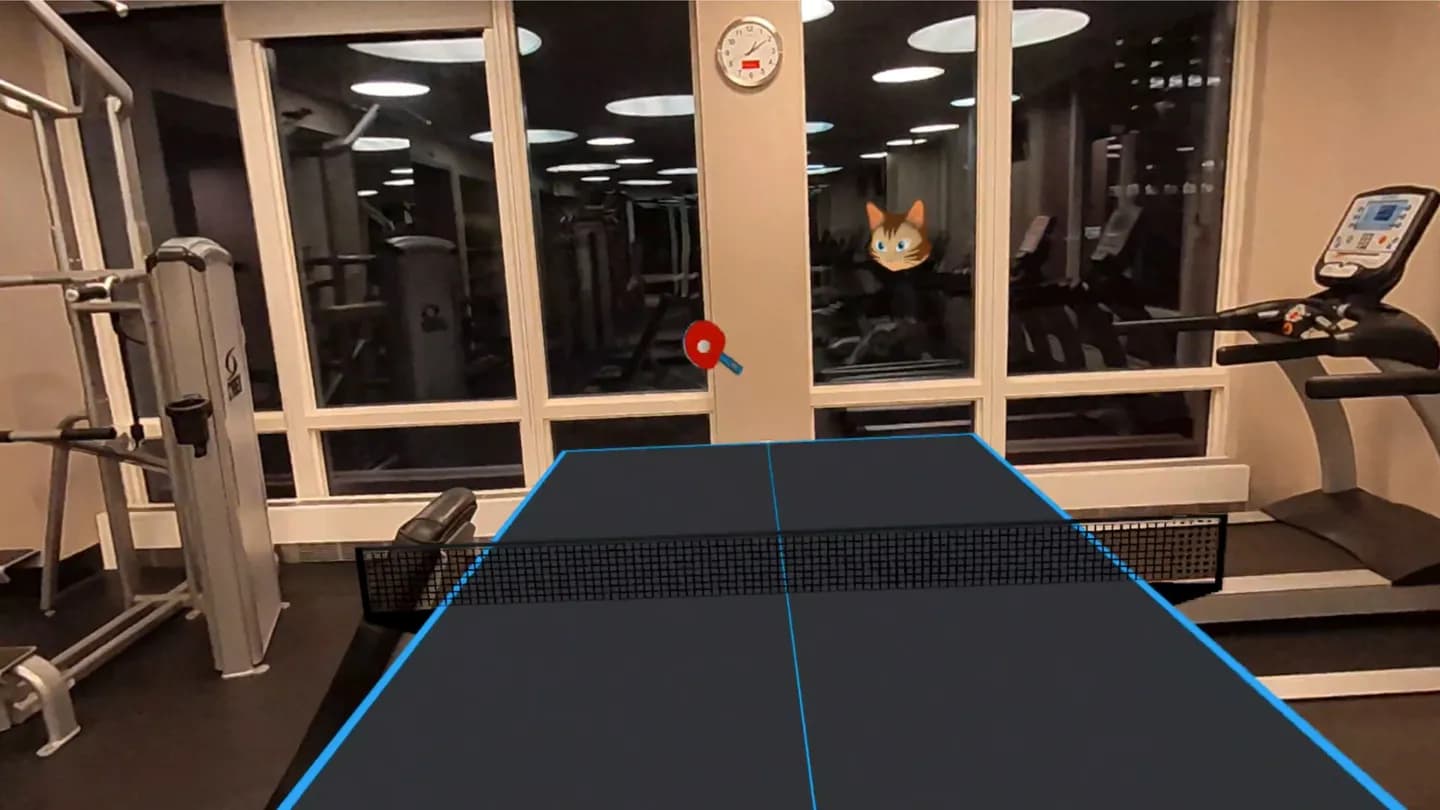 Обзор игрового процесса VR-игры Eleven Table Tennis при аренде очков виртуальной реальности в ProstoVR.