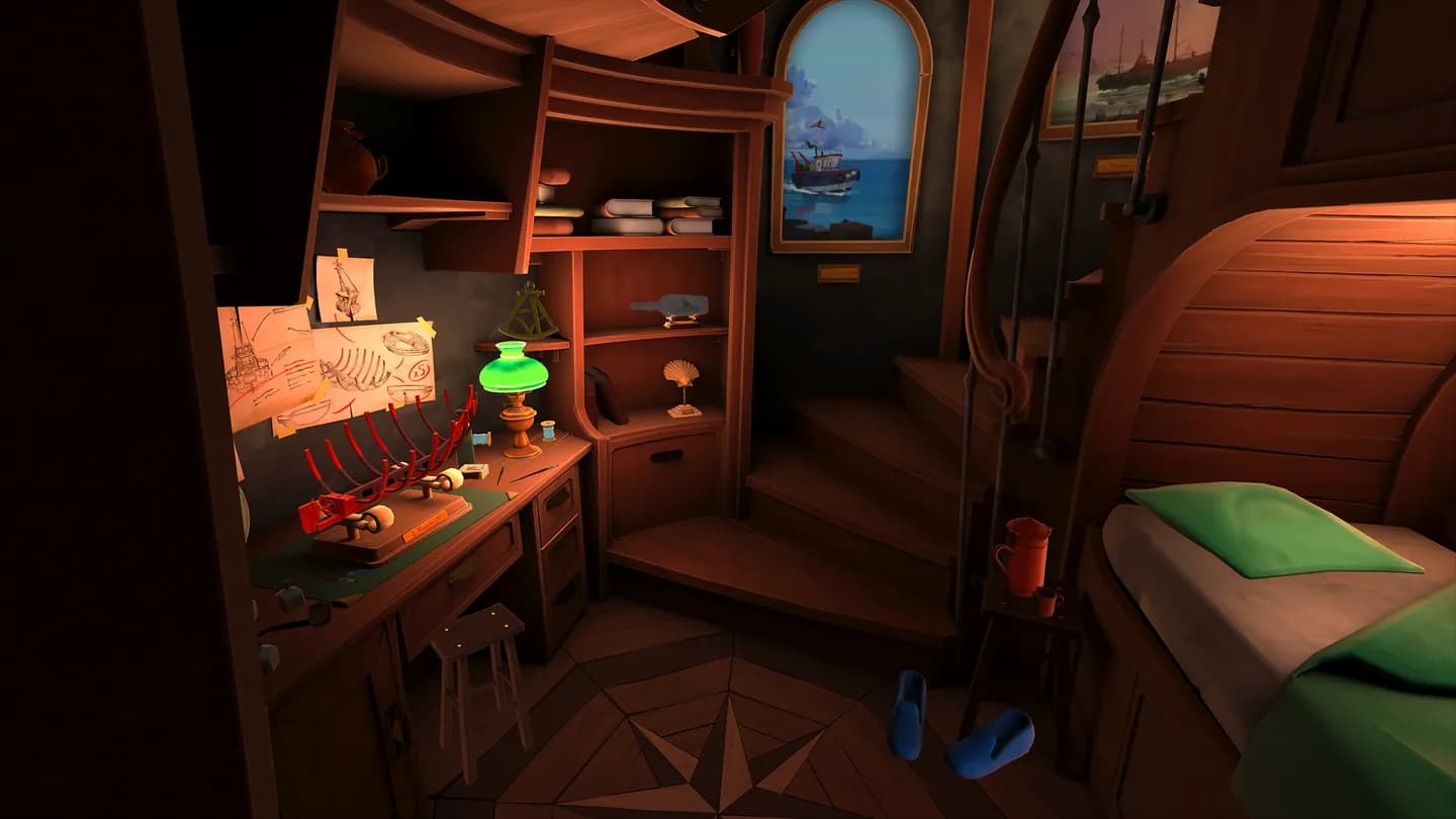 Обзор игрового процесса VR-игры A Fisherman's Tale при аренде очков виртуальной реальности в ProstoVR.