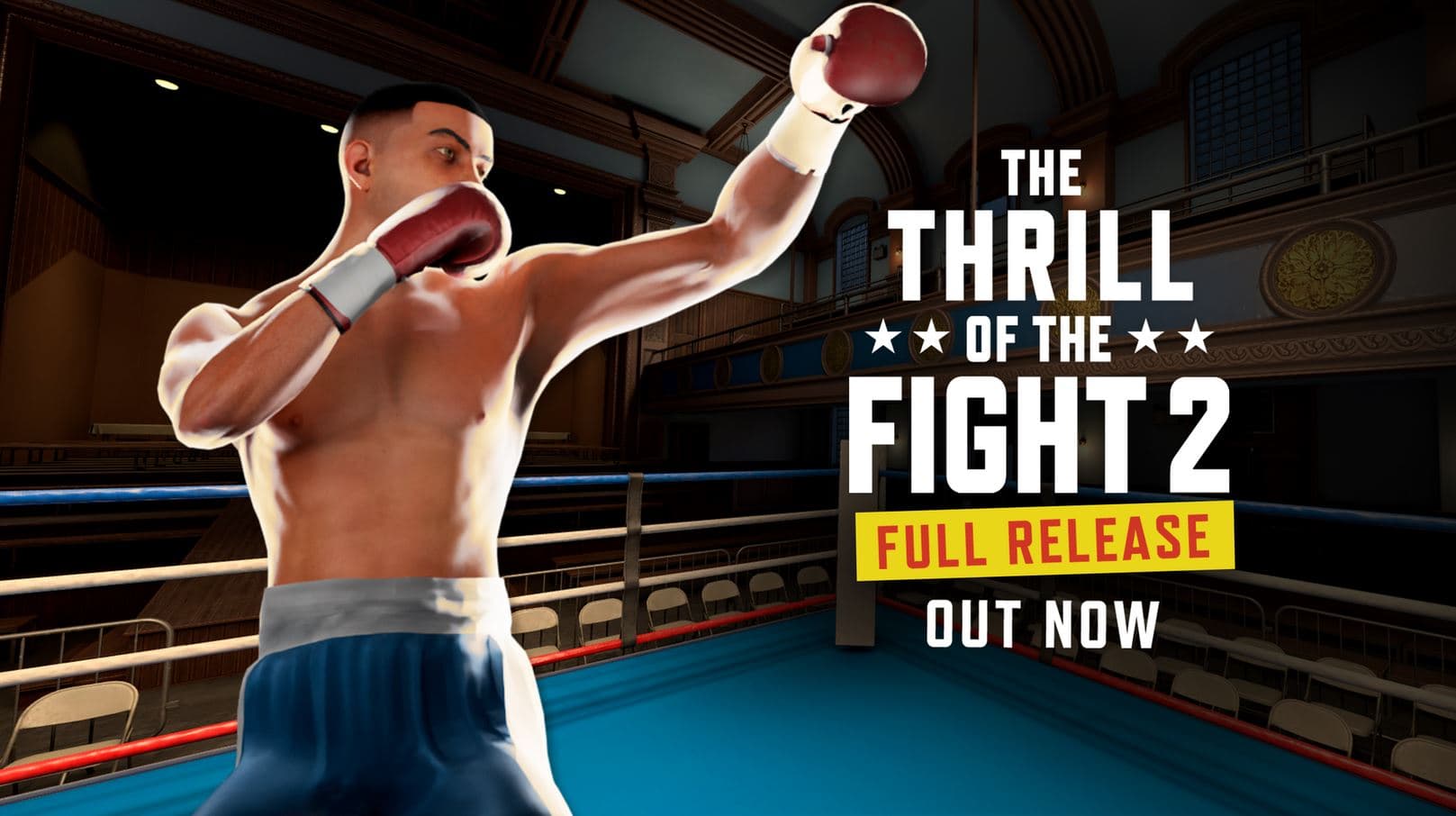 Игровой процесс VR-игры The Thrill of the Fight 2 при прокате шлемов виртуальной реальности в ProstoVR.