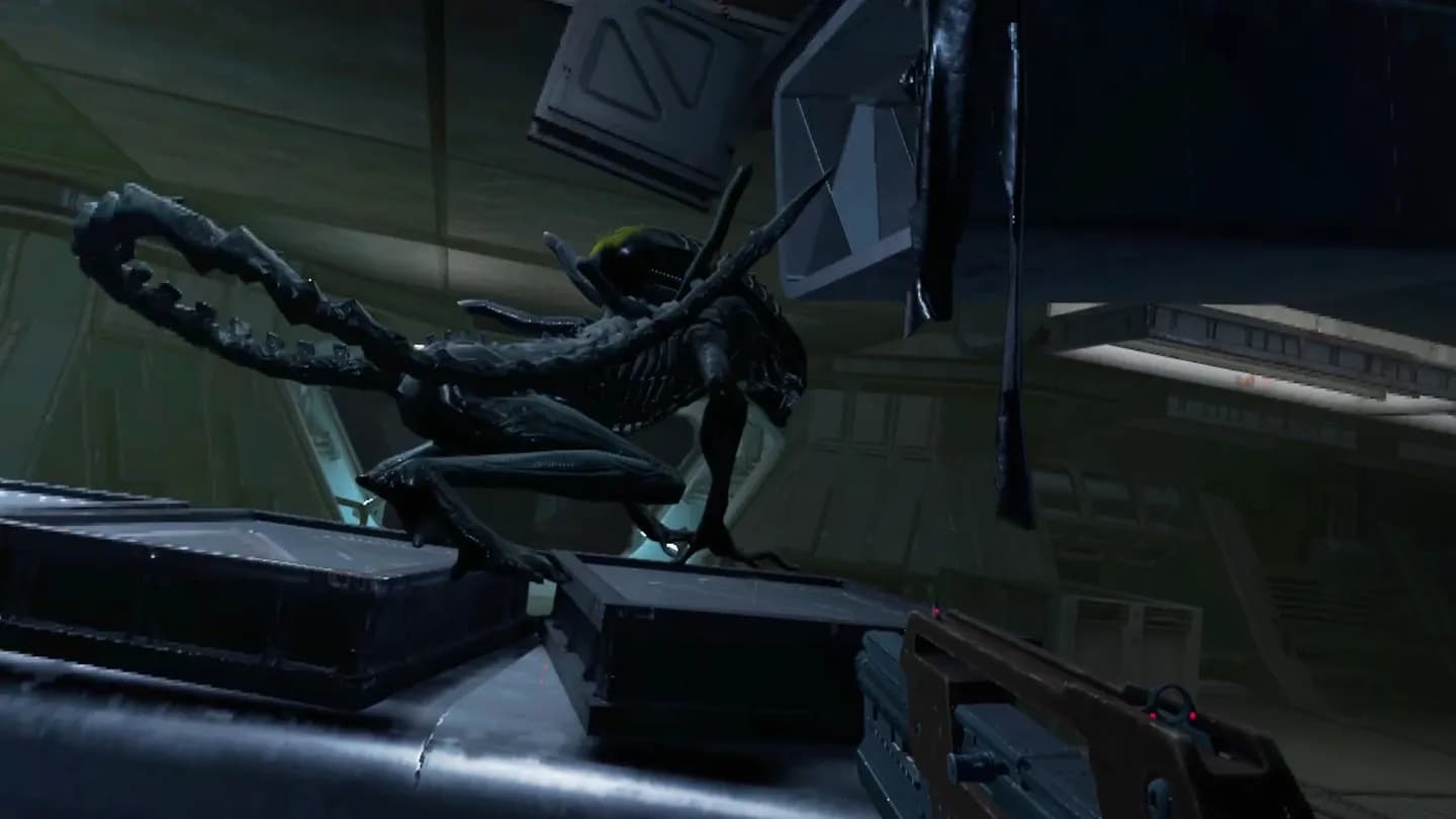 Игровой процесс VR-игры Alien: Rogue Incursion при прокате шлемов виртуальной реальности в ProstoVR.