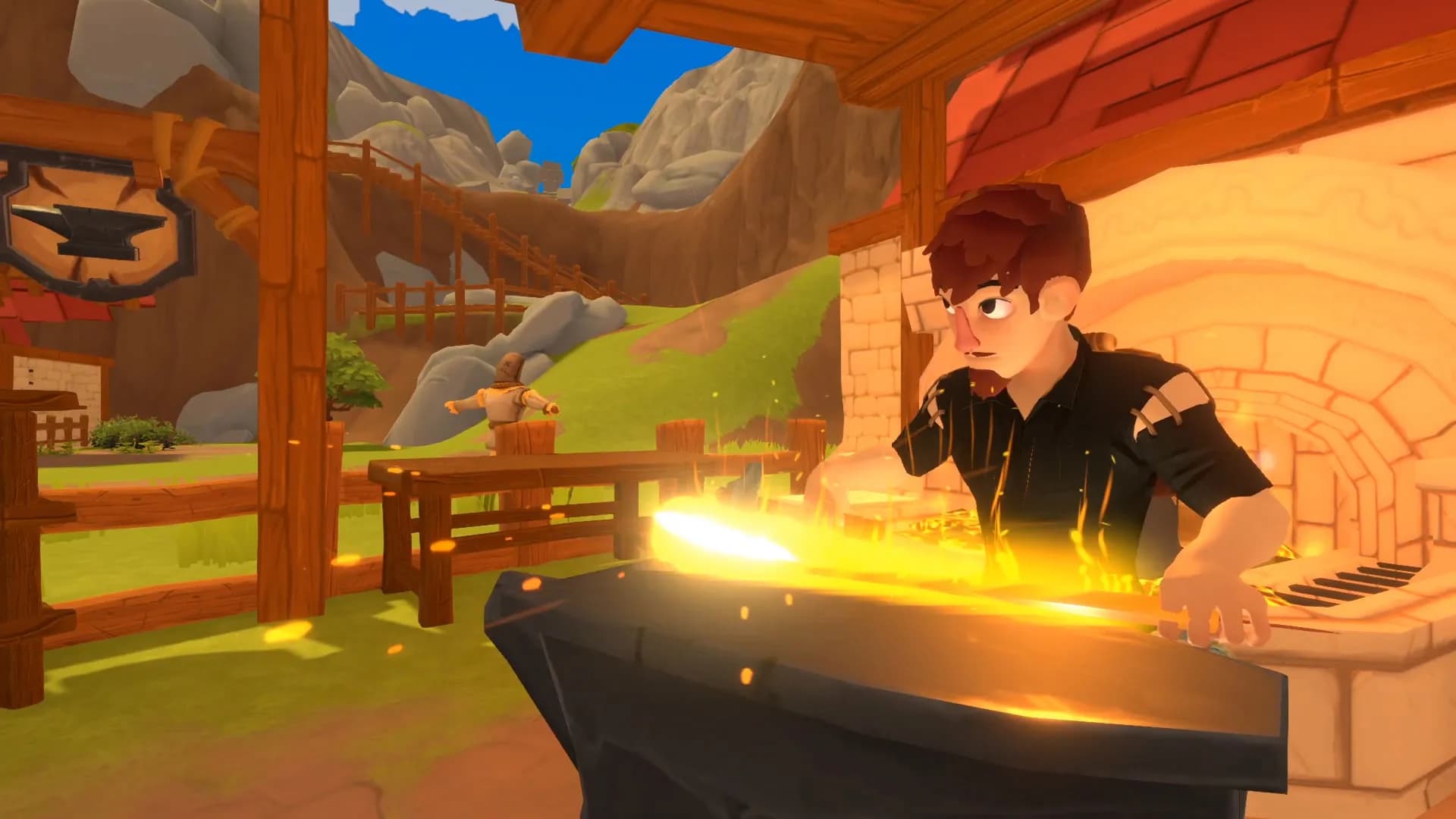 Графика и игровой процесс VR-игры A Township Tale при аренде VR-шлема в ProstoVR.