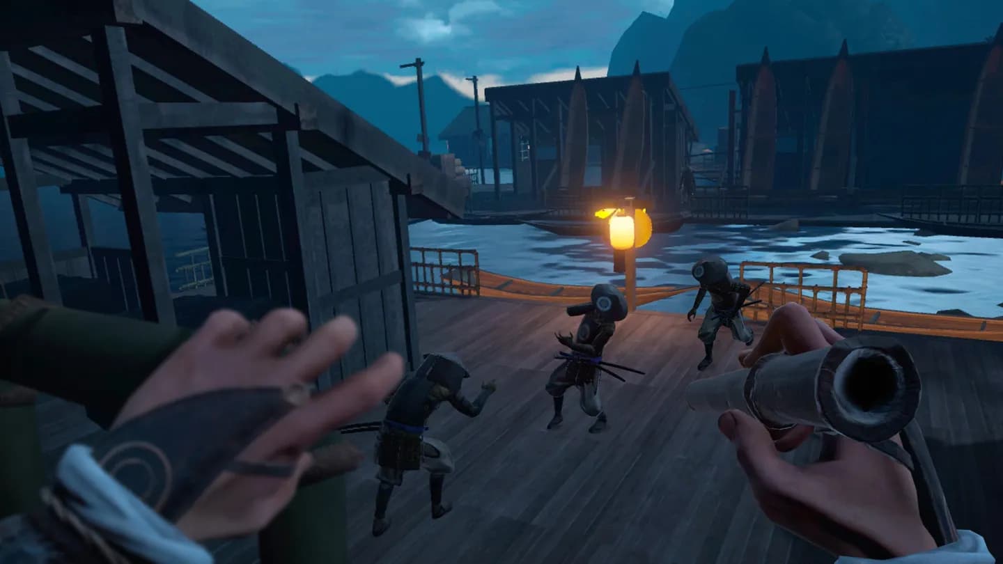 Игровой процесс VR-игры Arashi: Castles of Sin - Final Cut при прокате шлемов виртуальной реальности в ProstoVR.