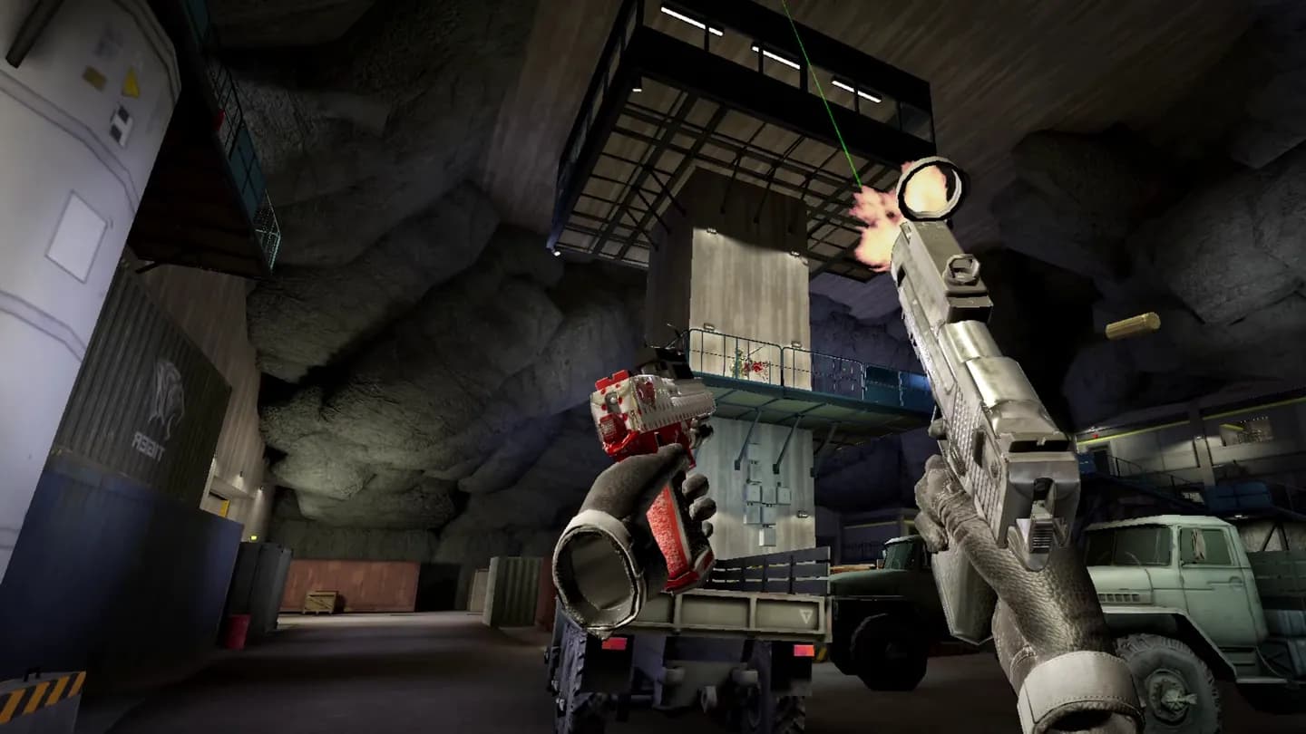 Обзор игрового процесса VR-игры Zero Caliber: Reloaded при аренде очков виртуальной реальности в ProstoVR.