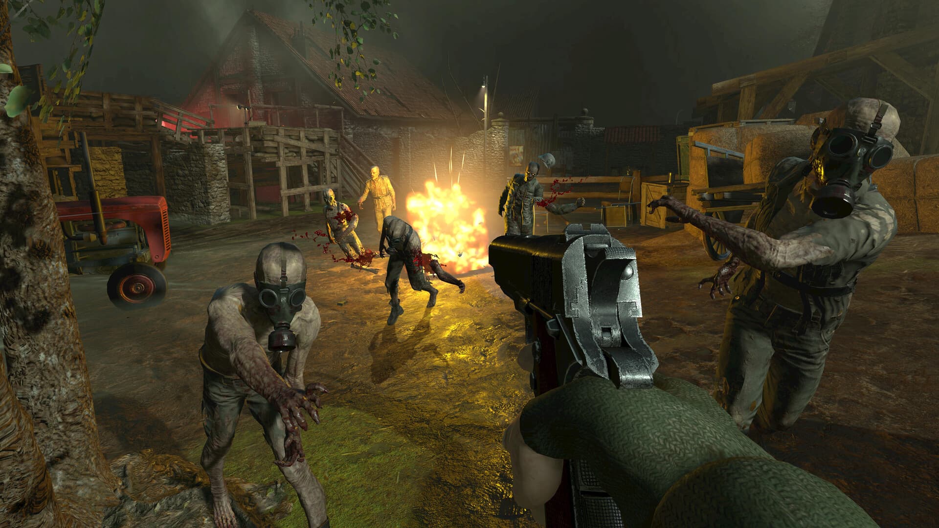 Игровой процесс VR-игры Zombie Army VR при прокате шлемов виртуальной реальности в ProstoVR.