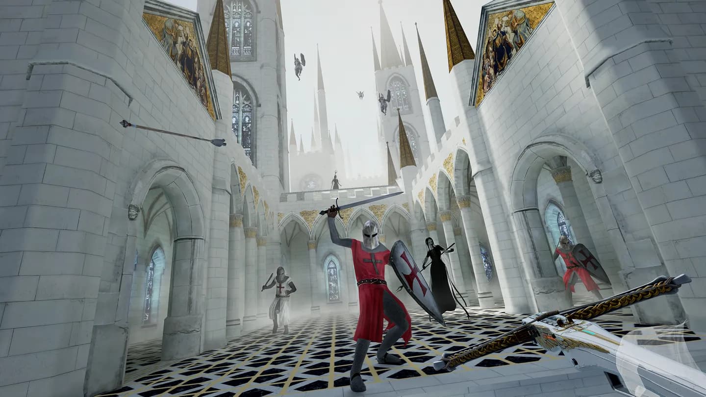 Игровой процесс VR-игры In Death: Unchained при прокате шлемов виртуальной реальности в ProstoVR.