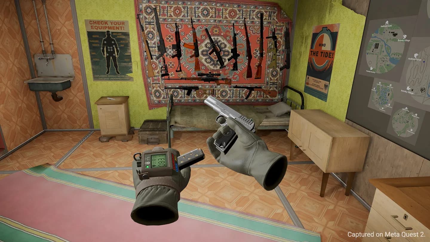 Обзор игрового процесса VR-игры Into the Radius при аренде очков виртуальной реальности в ProstoVR.