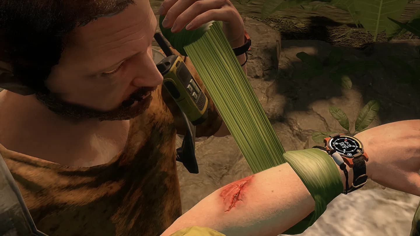 Игровой процесс VR-игры Green Hell VR при прокате шлемов виртуальной реальности в ProstoVR.