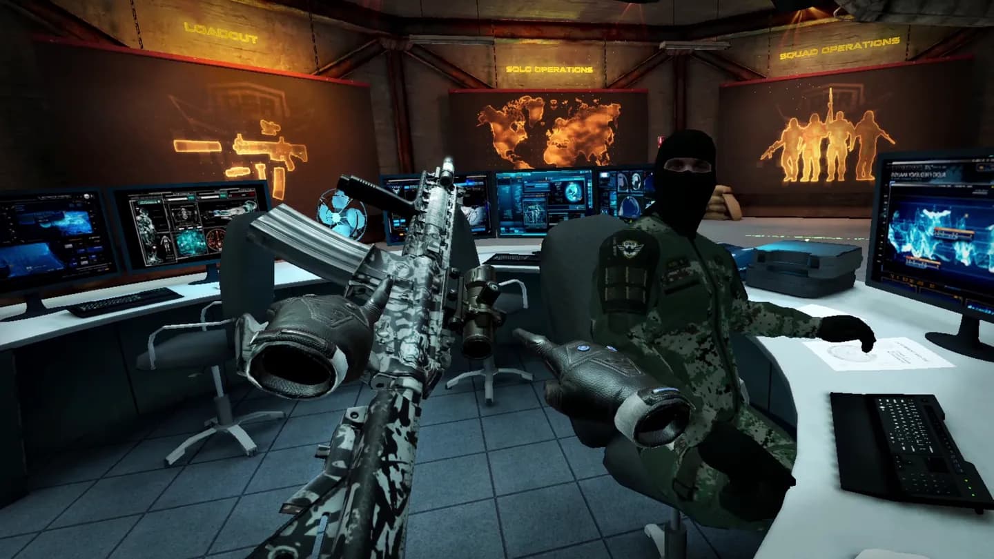 Графика и игровой процесс VR-игры Zero Caliber: Reloaded при аренде VR-шлема в ProstoVR.