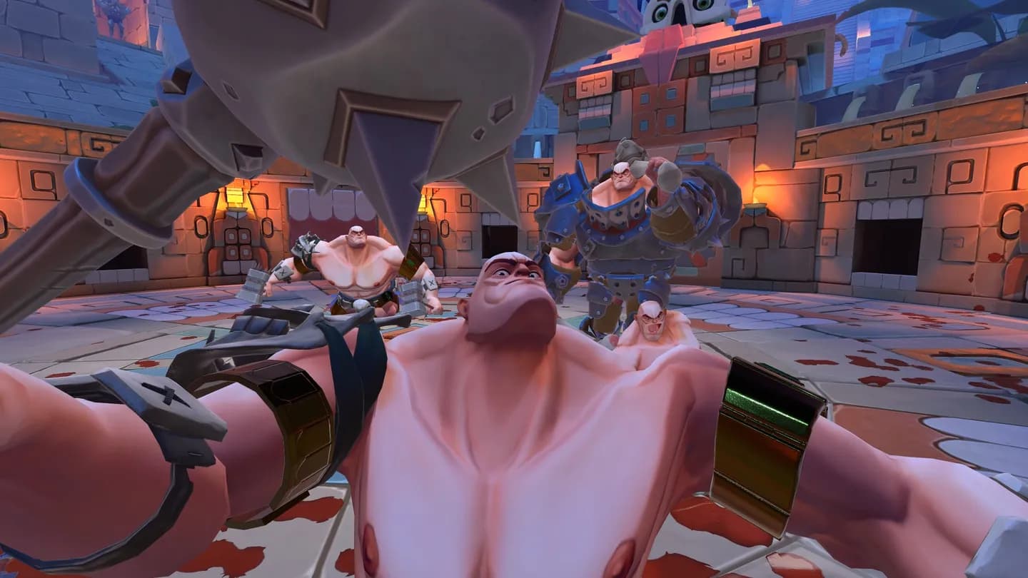 Графика и игровой процесс VR-игры GORN 2 при аренде VR-шлема в ProstoVR.