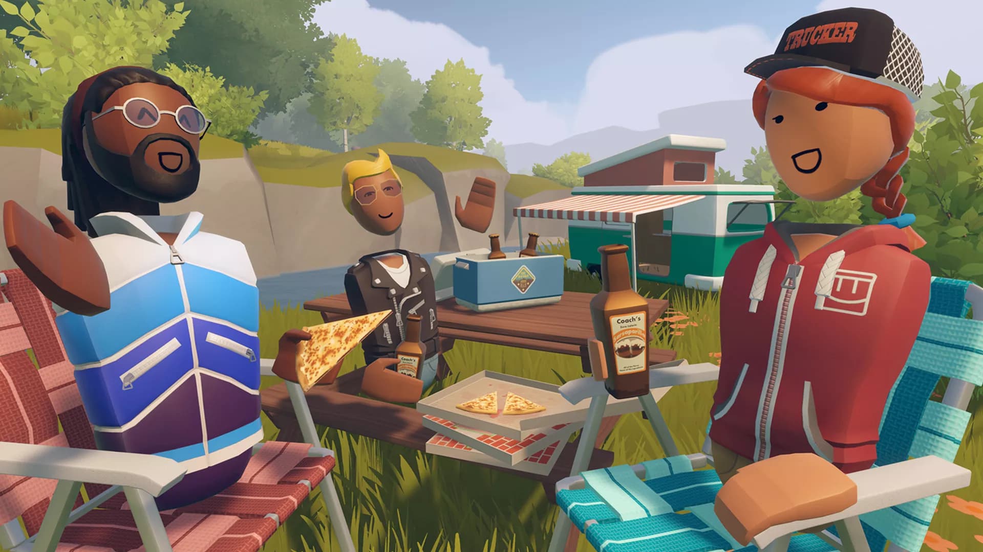 Графика и игровой процесс VR-игры Rec Room при аренде VR-шлема в ProstoVR.