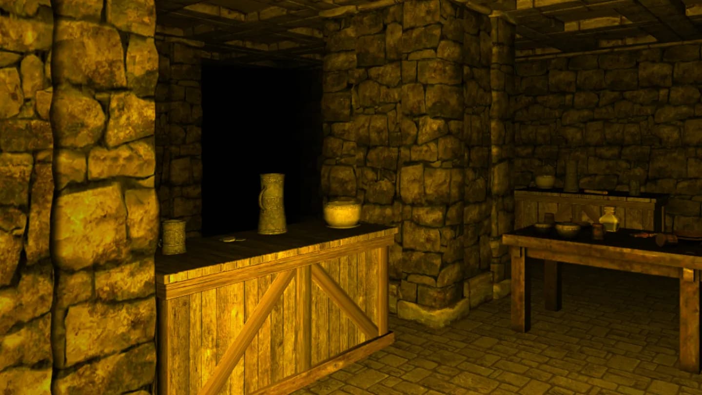 Игровой процесс VR-игры Dreadhalls при прокате шлемов виртуальной реальности в ProstoVR.