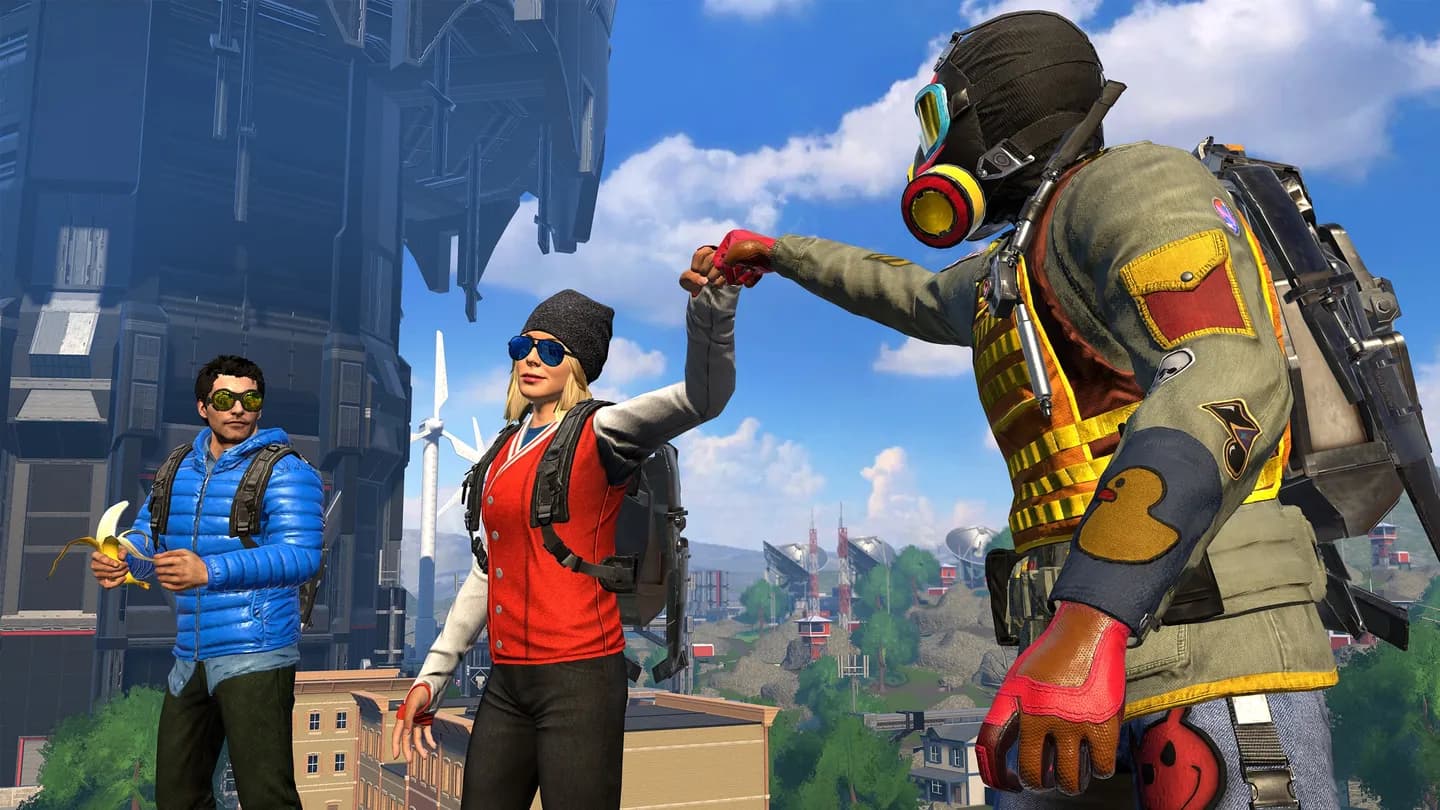 Игровой процесс VR-игры POPULATION: ONE при прокате шлемов виртуальной реальности в ProstoVR.