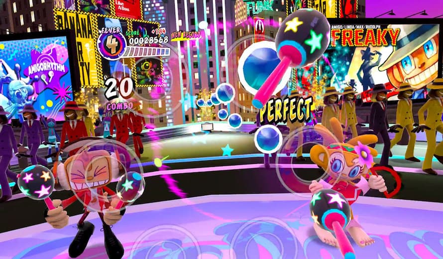 Графика и игровой процесс VR-игры Samba de Amigo: Virtual Party при аренде VR-шлема в ProstoVR.