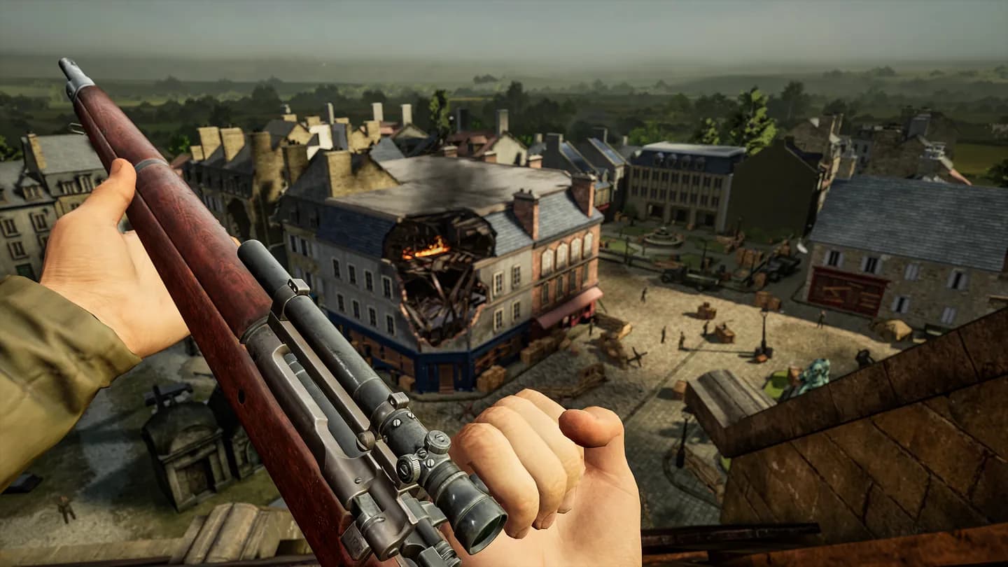 Игровой процесс VR-игры Medal of Honor™: Above and Beyond при прокате шлемов виртуальной реальности в ProstoVR.