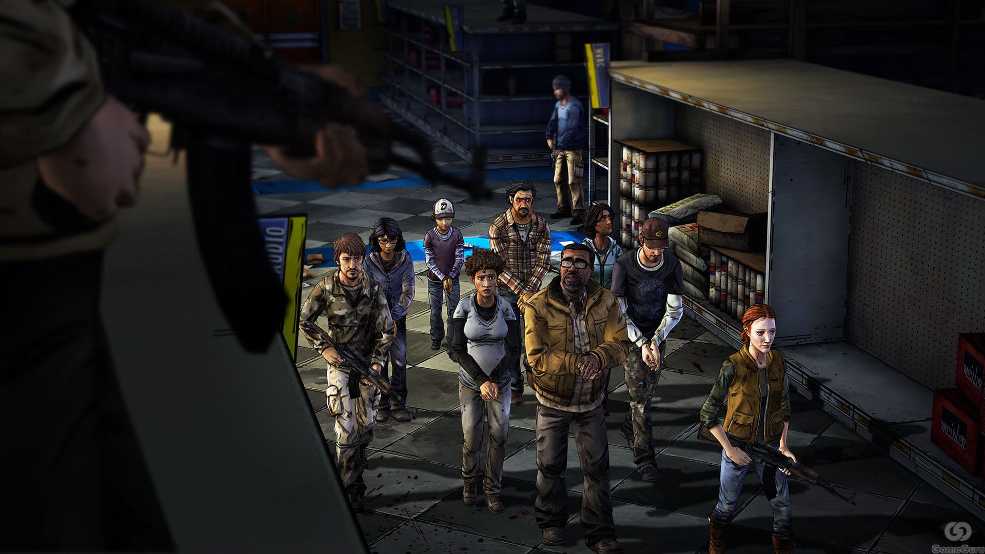 Игровой процесс VR-игры The Walking Dead Saints & Sinners 2 при прокате шлемов виртуальной реальности в ProstoVR.