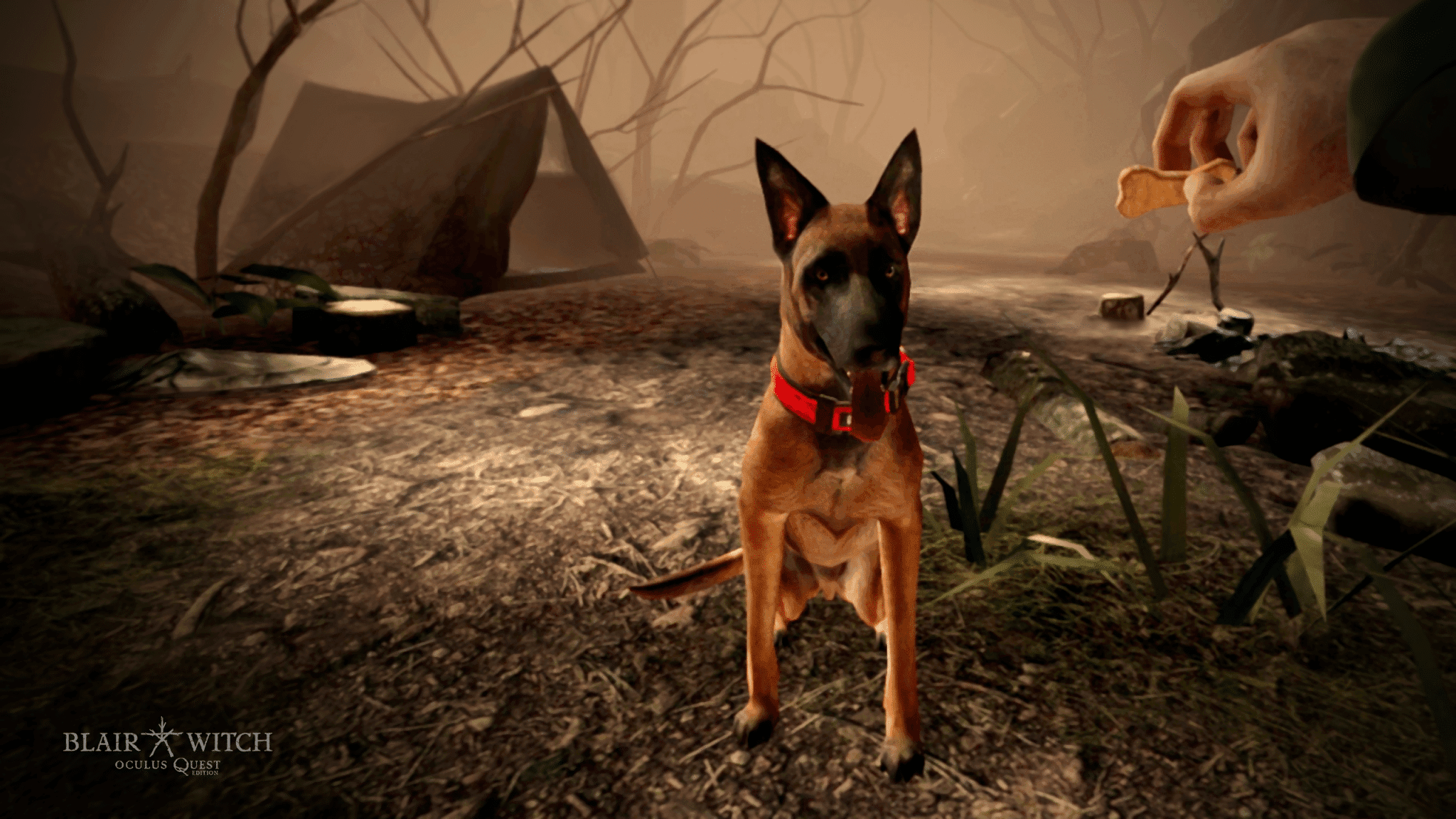 Обзор игрового процесса VR-игры Blair Witch при аренде очков виртуальной реальности в ProstoVR.