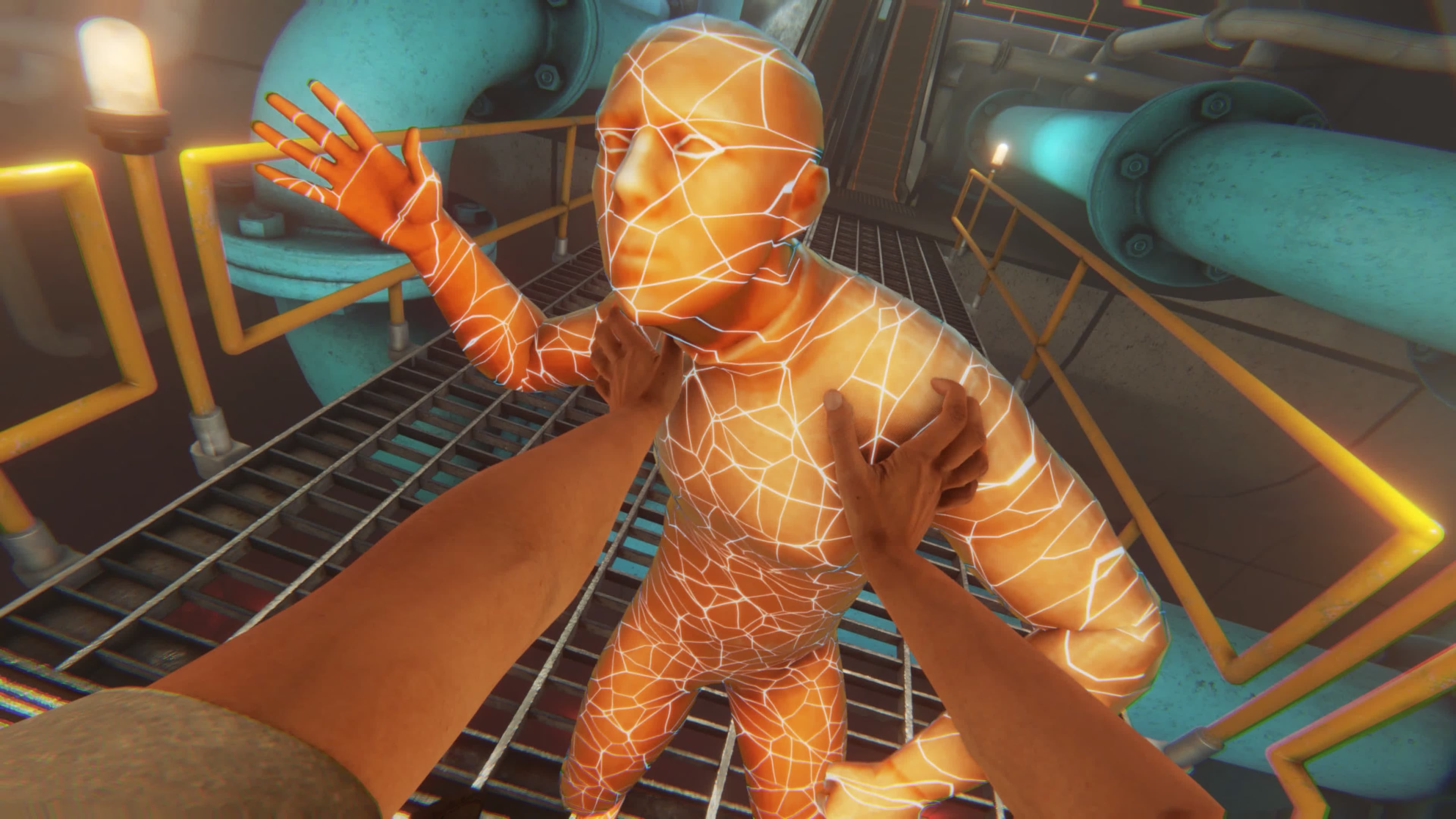 Игровой процесс VR-игры BONELAB VR при прокате шлемов виртуальной реальности в ProstoVR.