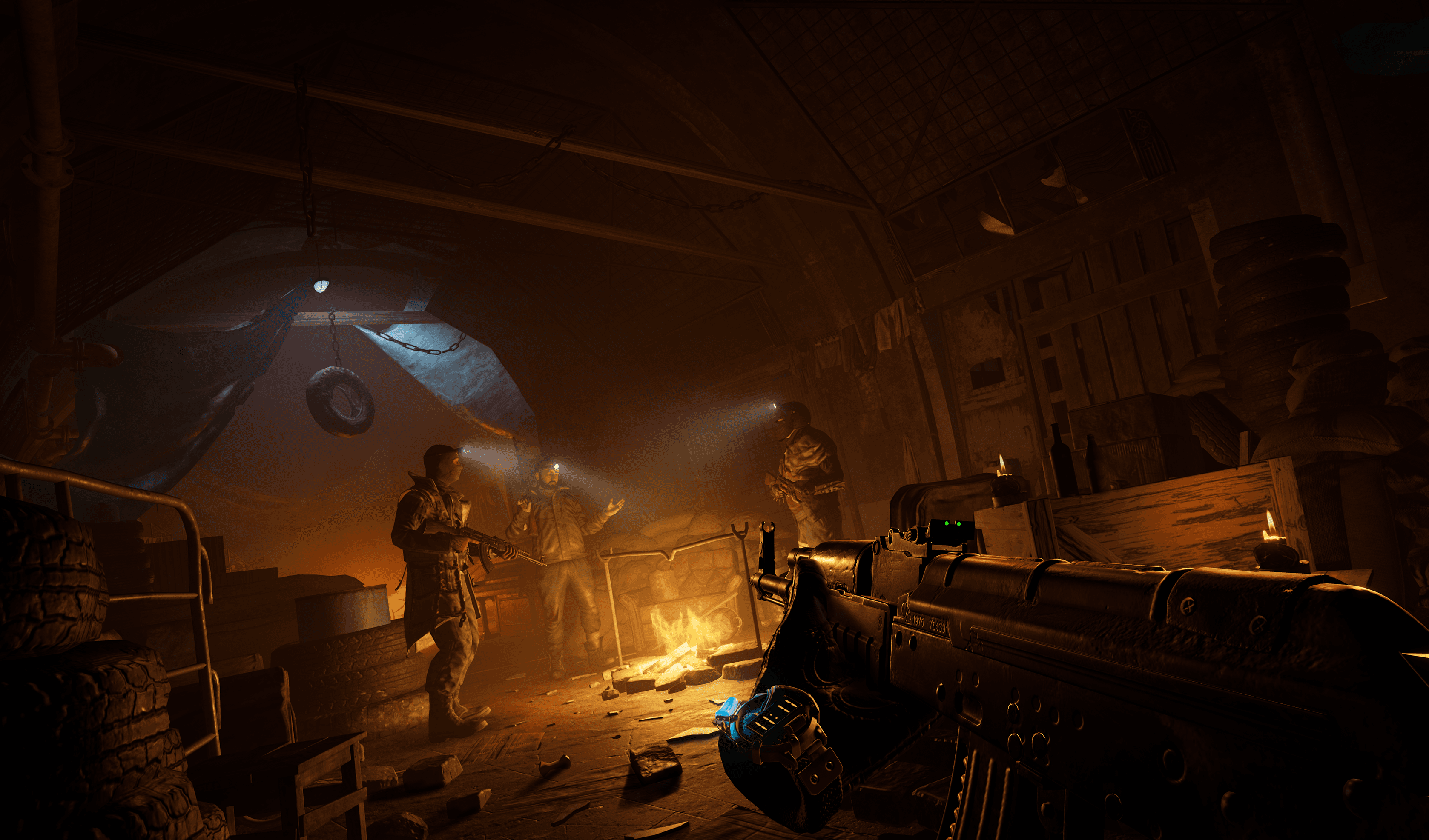Игровой процесс VR-игры Metro Awakening при прокате шлемов виртуальной реальности в ProstoVR.