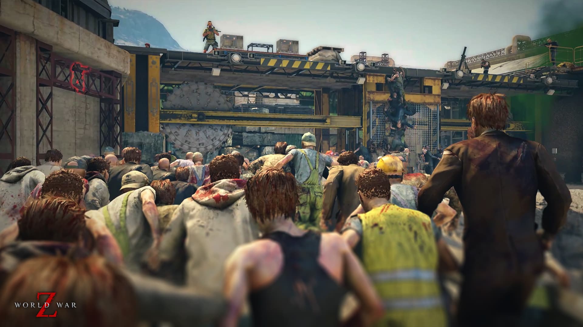 Игровой процесс VR-игры World War Z при прокате шлемов виртуальной реальности в ProstoVR.