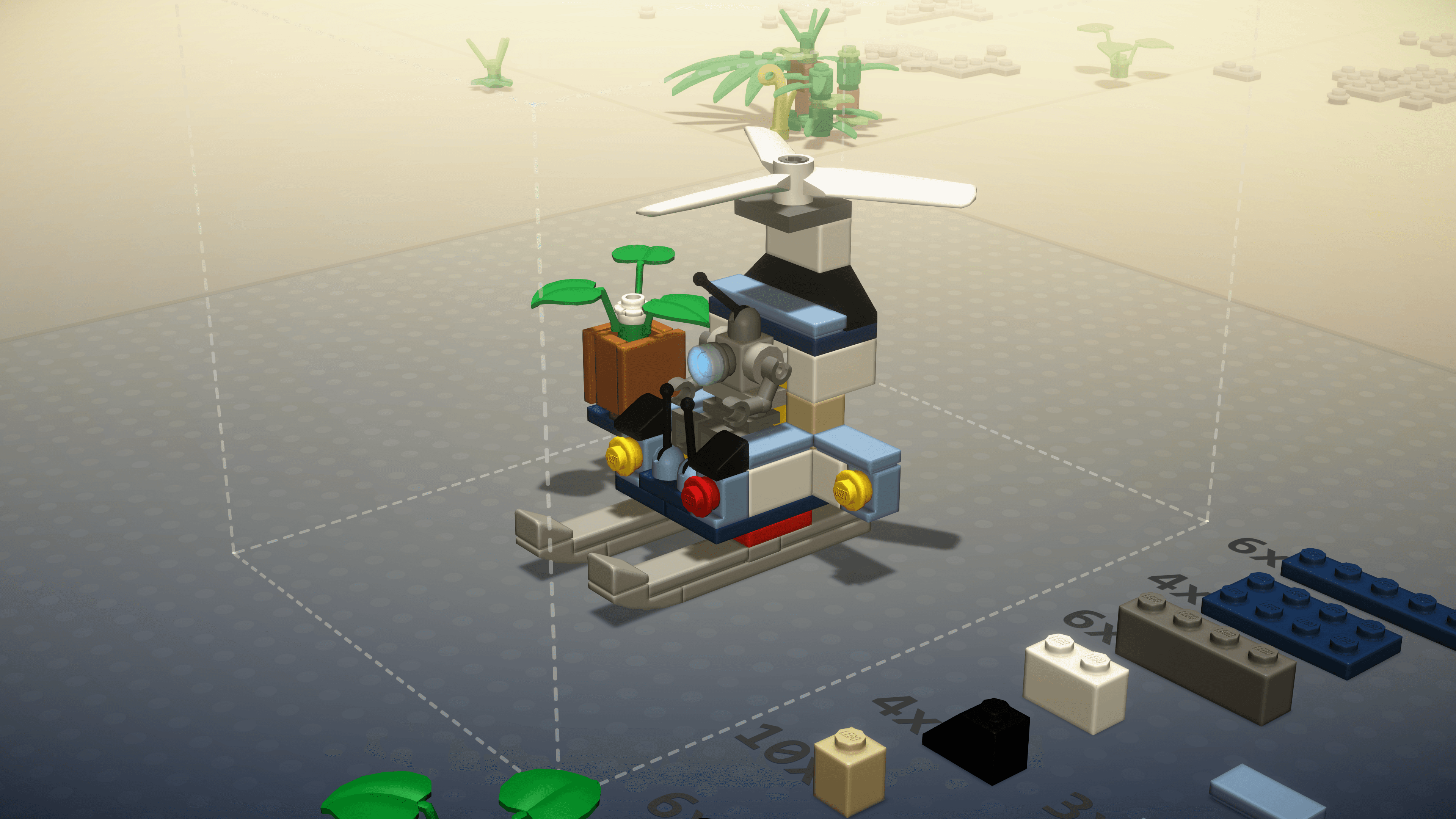 Обзор игрового процесса VR-игры LEGO® Bricktales при аренде очков виртуальной реальности в ProstoVR.