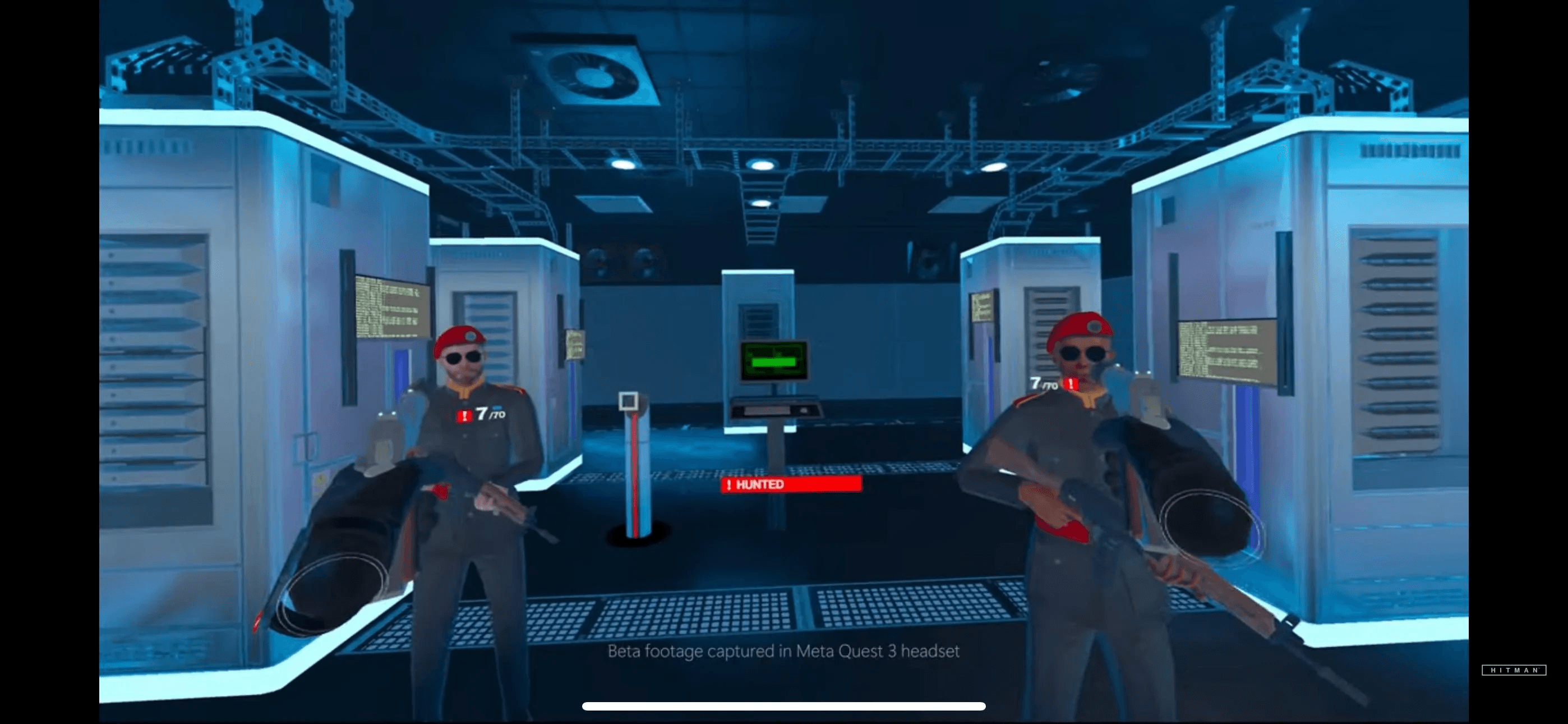 Игровой процесс VR-игры HITMAN 3 VR Reloaded при прокате шлемов виртуальной реальности в ProstoVR.