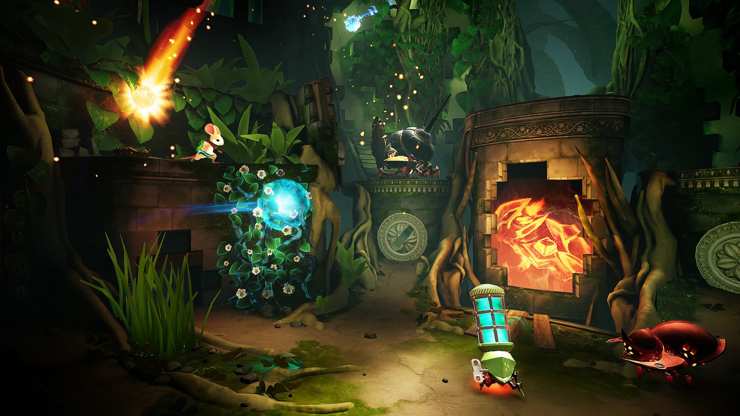 Игровой процесс VR-игры Moss: Book II при прокате шлемов виртуальной реальности в ProstoVR.