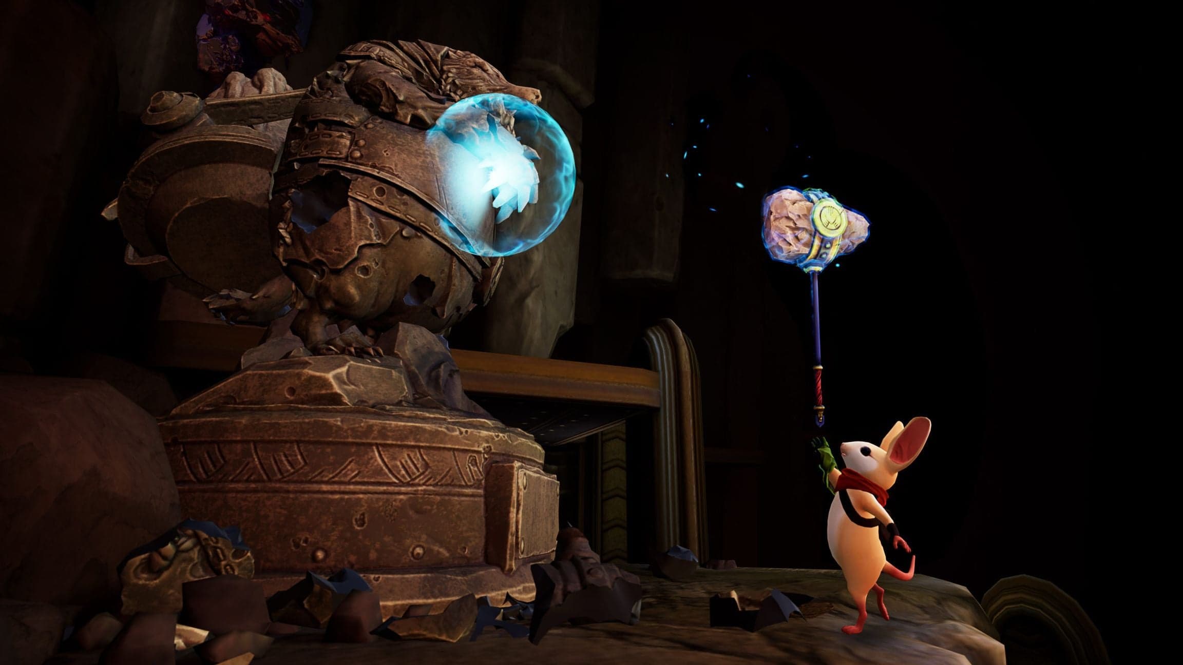 Обзор игрового процесса VR-игры Moss: Book II при аренде очков виртуальной реальности в ProstoVR.