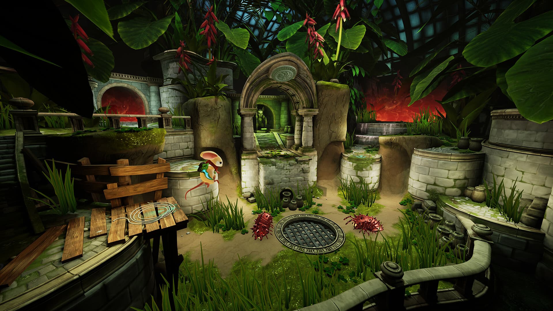 Игровой процесс VR-игры Moss VR при прокате шлемов виртуальной реальности в ProstoVR.