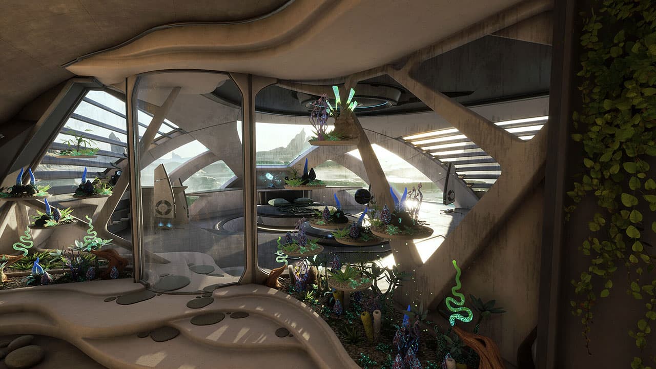 Игровой процесс VR-игры Hubris при прокате шлемов виртуальной реальности в ProstoVR.