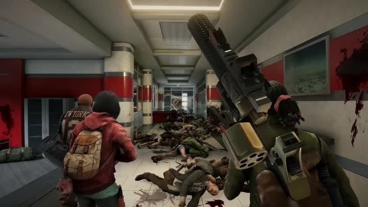 Обзор игрового процесса VR-игры World War Z при аренде очков виртуальной реальности в ProstoVR.